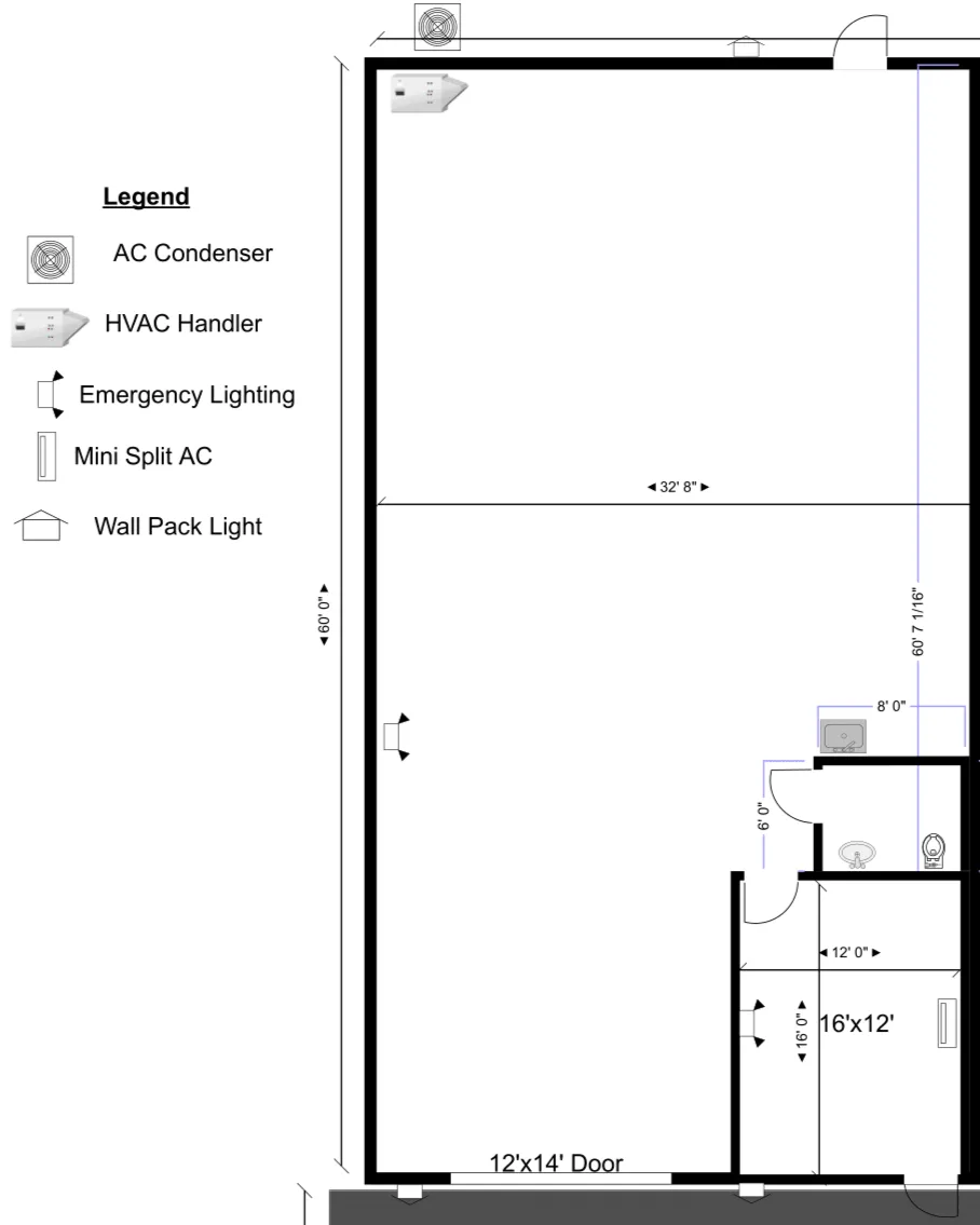 Typical 1,950 SF unit floor plan (reference for Unit 101)